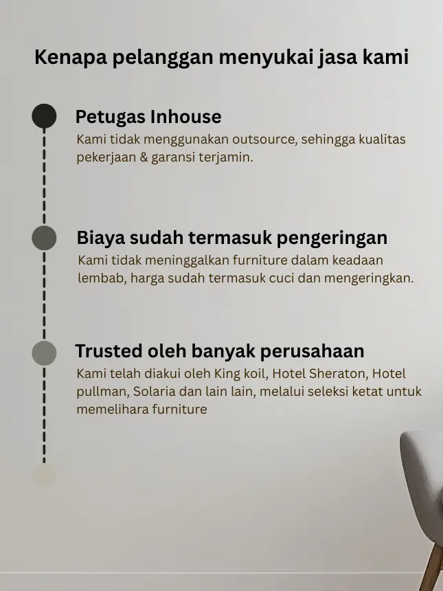Alasan memilih jasa cuci Amerta Care